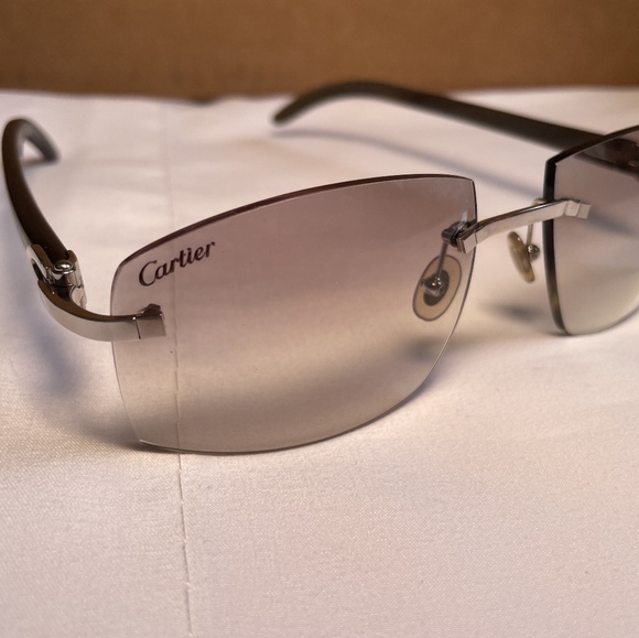 Cartier Other - Cartier C Decor Bubinga Buffalo Horn Sunglasses